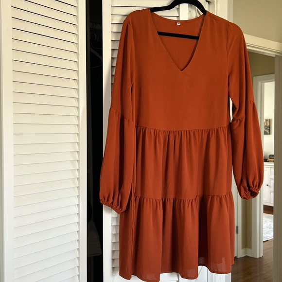 Amazon Essentials Dresses & Skirts - Bring orange dress - medium